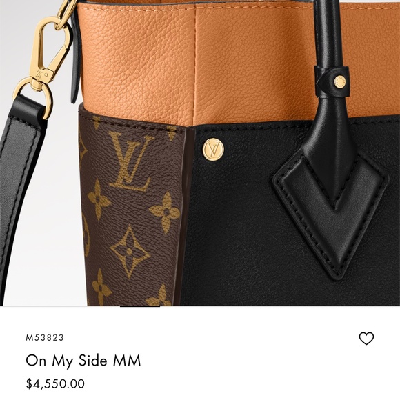 Brand New Authentic On My Side MM Louis Vuitton & Matching Wallet - Picture 8 of 11